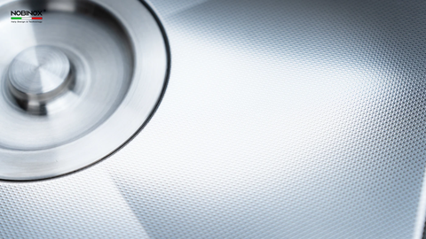 Chậu rửa bát Nobinox Lumia NJ508D - Inox 304 Posco, Hạt Linen Chống Xước