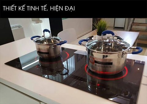 Bếp từ đôi Panasonic KY-C227E Inverter - 6400W - Econavi