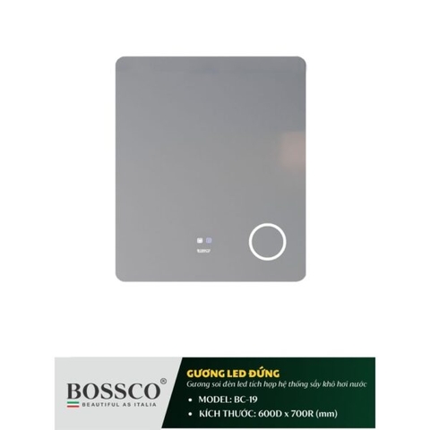 Gương LED đứng BOSSCO BC-19