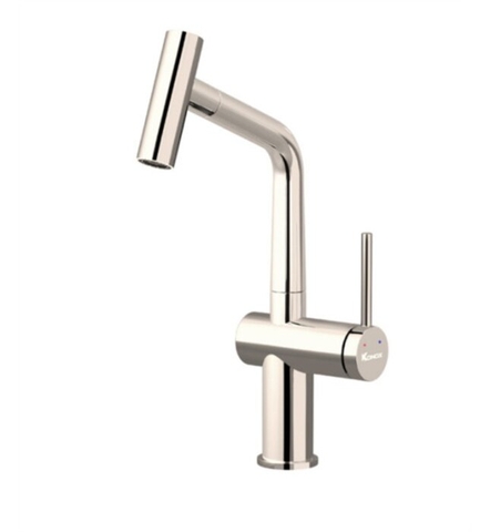 Vòi rửa bát Konox Volta Nickel - Dáng chữ T