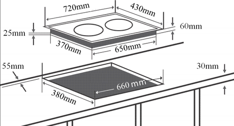 Bếp từ đôi Chef's EH-DIH990