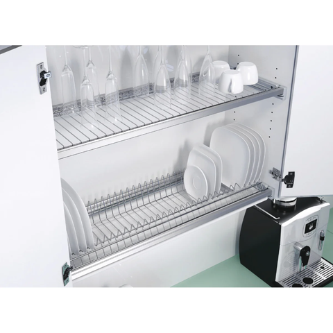 Khay úp chén dĩa dọc Hafele 544.01.009 - Inox cao cấp - 900mm