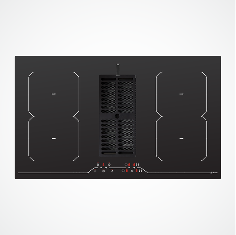 Bếp từ kết hợp máy hút mùi Malloca HIH-864 LI có đèn LED - Nhập khẩu Ý