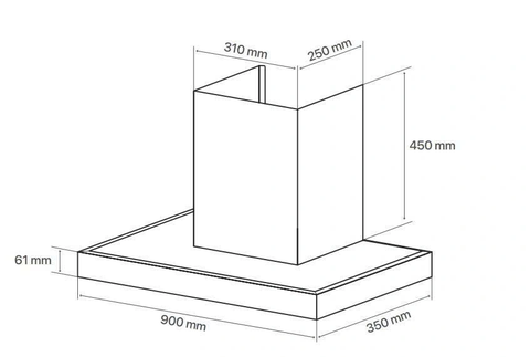 Máy Hút Mùi Chữ T Cao Cấp Canzy CZ-H829CT