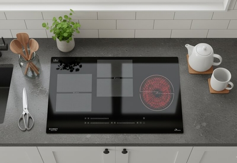 Bếp 3 Vùng Nấu Canzy CZ 032T - 2 Từ 1 Hồng Ngoại Inverter