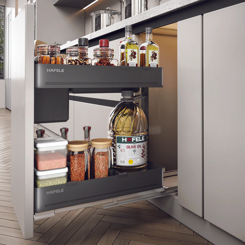 Rổ đa năng Hafele Utensio Plus H2 545.14.302 | Màu Than chì (400mm)