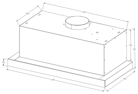 Máy Hút Mùi Âm Tủ Arber AB700KH