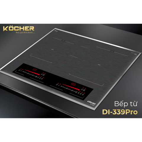Bếp từ đôi KOCHER DI-339PRO - Nhập khẩu Hàn Quốc - Mâm nhiệt BigZone 3200W
