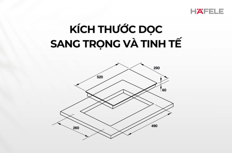 Bếp hồng ngoại domino Hafele HC-R302D - 536.61.670