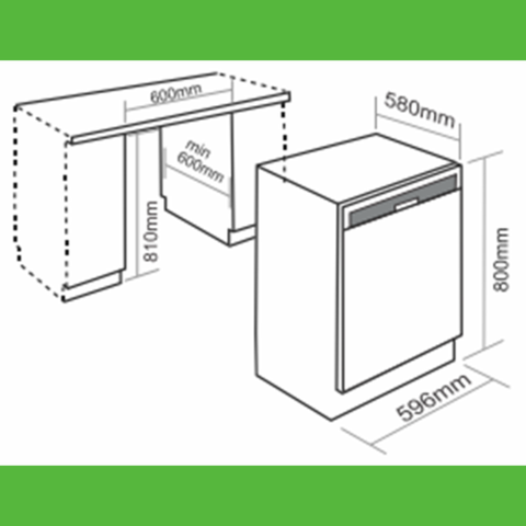 Máy rửa bát ECO 8516 SERI 8 SMART