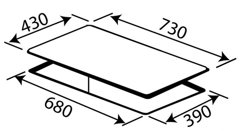 Bếp từ đôi KAFF KF-314ID - Made in Malaysia