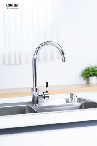 Vòi rửa bát Nobinox Loren NX522 - Lõi Sedal Tây Ban Nha | Cao cấp