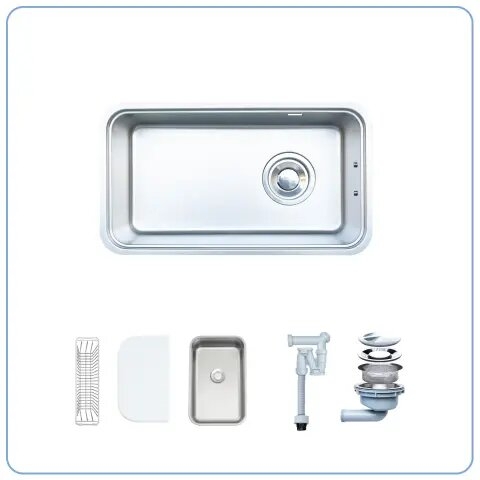Chậu rửa bát 1 hố Nobinox Nova A282M
