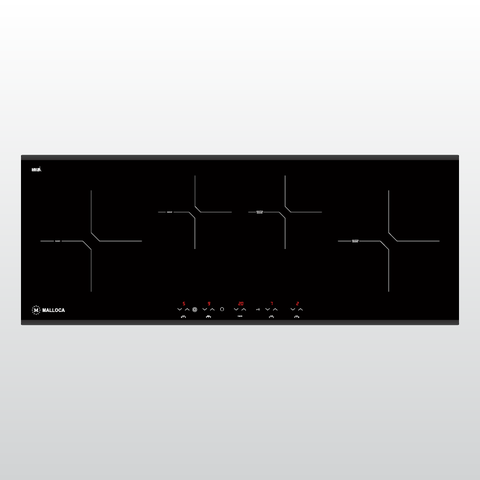 Bếp điện từ kết hợp 2 điện 2 từ Malloca MH-04IR S
