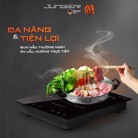 Bếp Hồng Ngoại Đơn Junger JG MT-92 - 2200W Smart Inverter