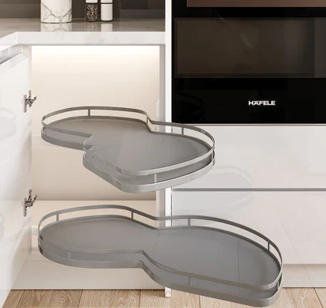Phụ kiện tủ góc Hafele OLLA MOVE 541.01.804 | Sơn phủ Nano xám