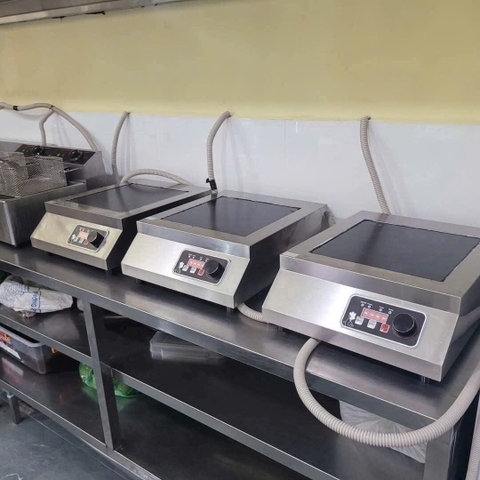 Bếp từ công nghiệp Fuger FG 775B Plus 5000W – IGBT Đức kép – Sôi liu riu – Bản Plus 2025