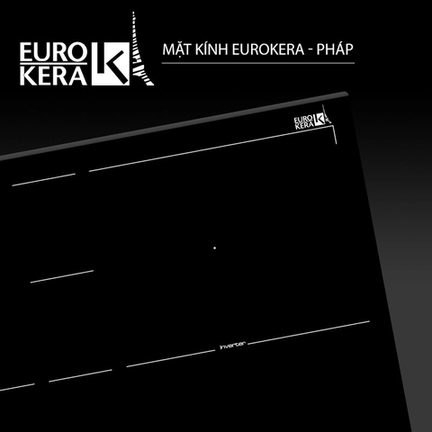 Bếp từ đa điểm Kocher DI‑866GE - Kính Eurokera Pháp - Nhập Đức