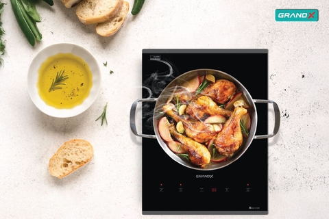 Bếp từ đơn âm GrandX GX IH188 nhập Malaysia - Inverter cao cấp