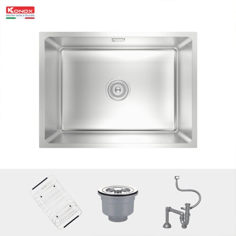 Chậu rửa bát 1 hố chống xước Konox KN6044SU Dekor