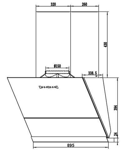 Máy Hút Mùi Bauer BC 90MTV - Auto Clean