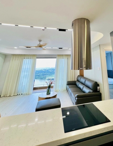 Máy Hút Mùi Đảo KAFF KF-IS380CRS - Cảm ứng khói nhiệt