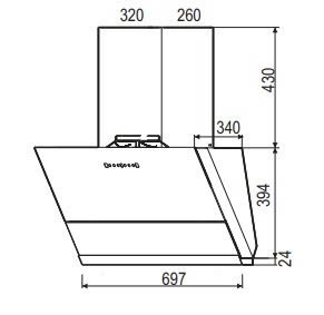 Máy Hút Mùi Bauer BC 70MTV - Auto Clean 2026