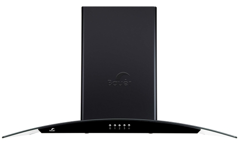 Máy Hút Mùi Bauer BC 70EC1B - Kính cong đen 1200m3/h