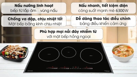 Bếp từ 3 vùng nấu Canzy CZ-ML86GA - Malaysia