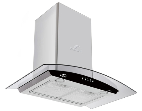 Máy Hút Mùi Bauer BC 70EC2 - Kính cong