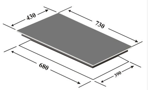 Bếp Từ Đôi KAFF KF-GT3048II - Nhập Khẩu Malaysia, Đầu Đốt E.G.O