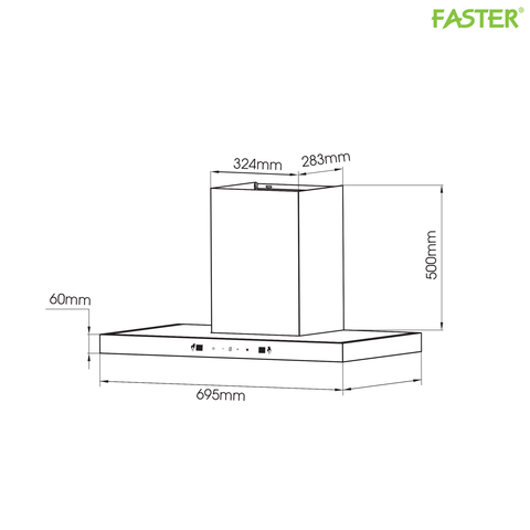 Máy hút mùi Faster FS 557T