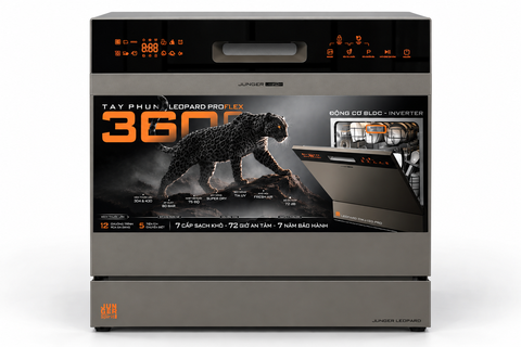 Máy rửa bát độc lập Junger Leopard DWJ-133-PRO