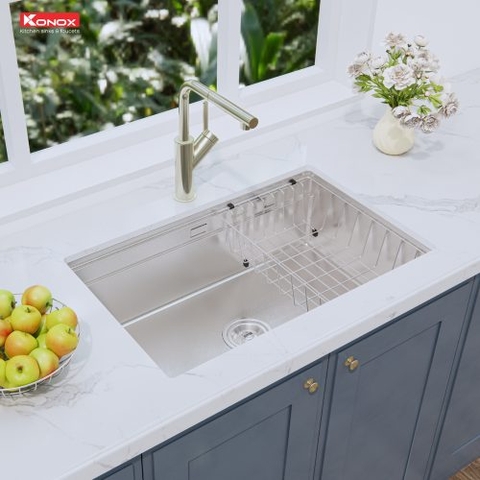 Châu rửa bát Konox Undermount KN7044SU Dekor Workstation Sink