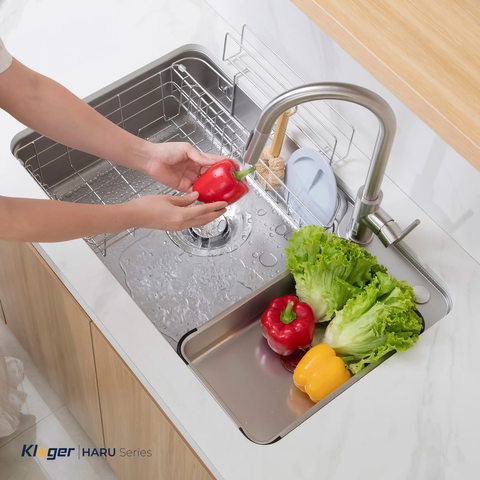 Chậu rửa bát Kluger KH8050FS Plus – Chuẩn Nhật, Inox 304 cao cấp