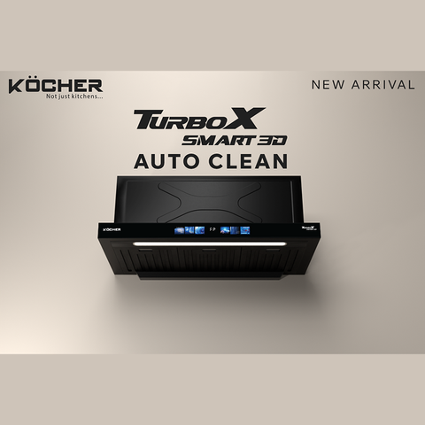 Máy hút mùi âm tủ Kocher Turbo Smart 3D X3D-350D AUC AUTO CLEAN