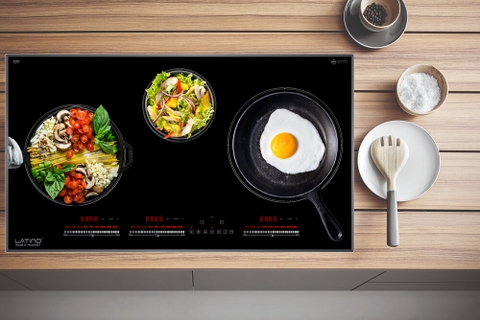 Bếp từ Latino LT-ML203GET | 3 vùng nấu nhập Malaysia