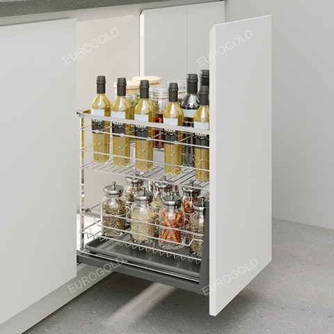 Kệ gia vị chai lọ Eurogold EP25B (EPD4225VX) - Inox 304 Nan Dẹt
