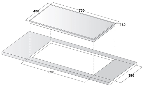 Bếp Từ Đôi Canzy CZ-TL3055PRO nhập Thái Lan - Kính 2 màu