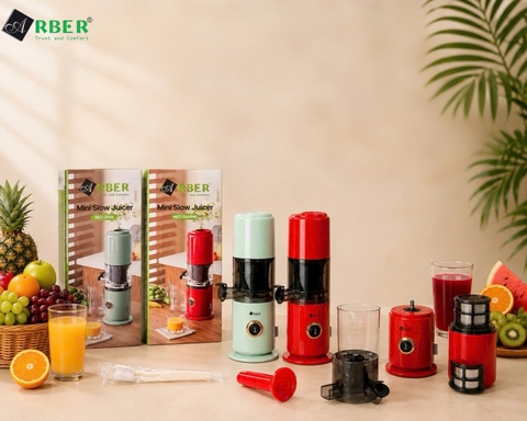 Máy Ép Chậm Mini Arber MEC2068MX ( Xanh / Đỏ )