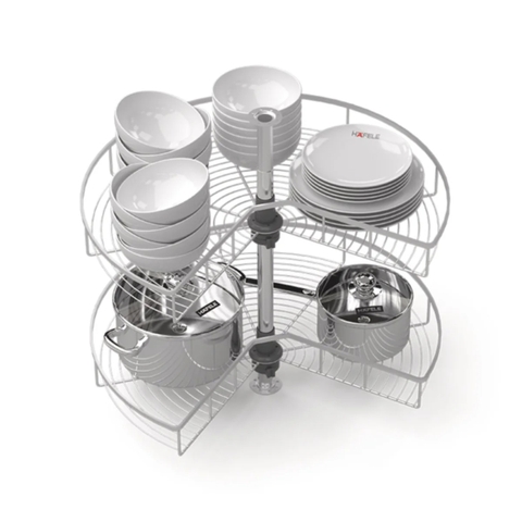 Bộ rổ góc xoay 270 độ Hafele Mezzo 548.37.011 - Inox 304