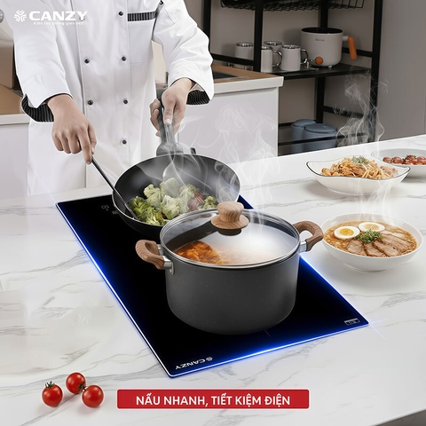 Bếp từ Domino Canzy CZ EU66HOB - Inverter Smart