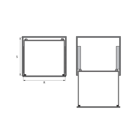 Rổ chén đĩa Hafele Cappella 549.08.153 | Inox 304 Kèm Ống Đũa