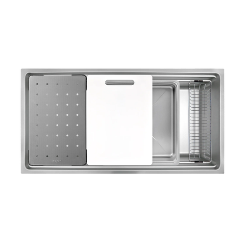 Chậu rửa bát Kluger KG8644FS Plus – Inox POSCO 304, LINEN chống xước