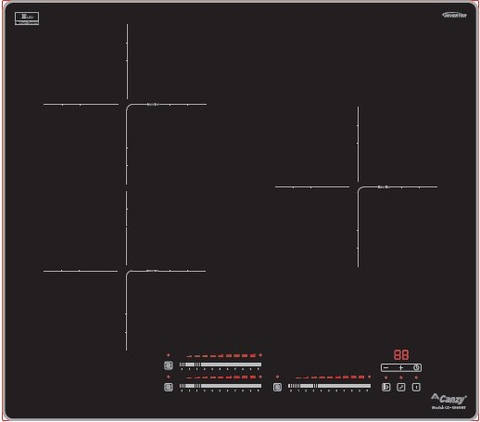 Bếp từ Canzy CZ-656HNT - 3 Vùng Nấu Inverter