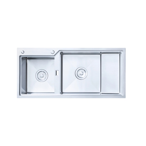 Chậu rửa bát Nobinox Razia NJ575 - Size Đại 1130mm, Inox 304 POSCO