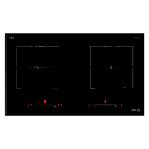 Bếp từ đôi KOCHER DI-220 - Nhập khẩu Malaysia - Inverter tiết kiệm điện