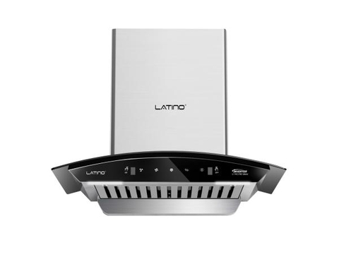 Máy hút mùi Latino LT KC700 Silver kính cong