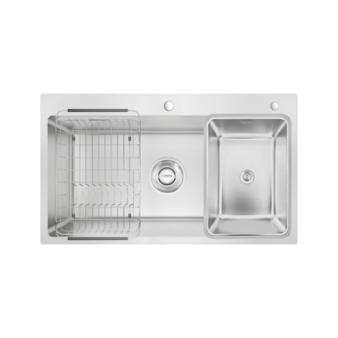 Chậu Rửa Bát KN8248SO Dekor: Chống Xước Linen - Workstation Sink