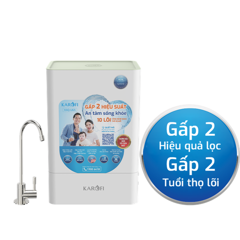 Máy Lọc Nước RO Để Gầm Karofi KAQ-U65 – 10 Lõi Smax